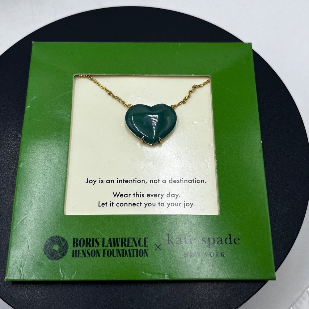 Kate Spade x Boris Lawrence Henson
Foundation Green Heart Mental Health
Necklace